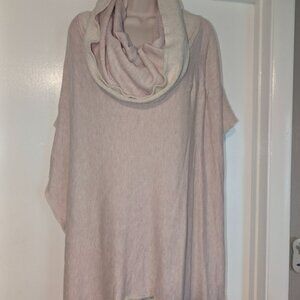 Heidi Hess sweater Made in USA 100% cotton pink